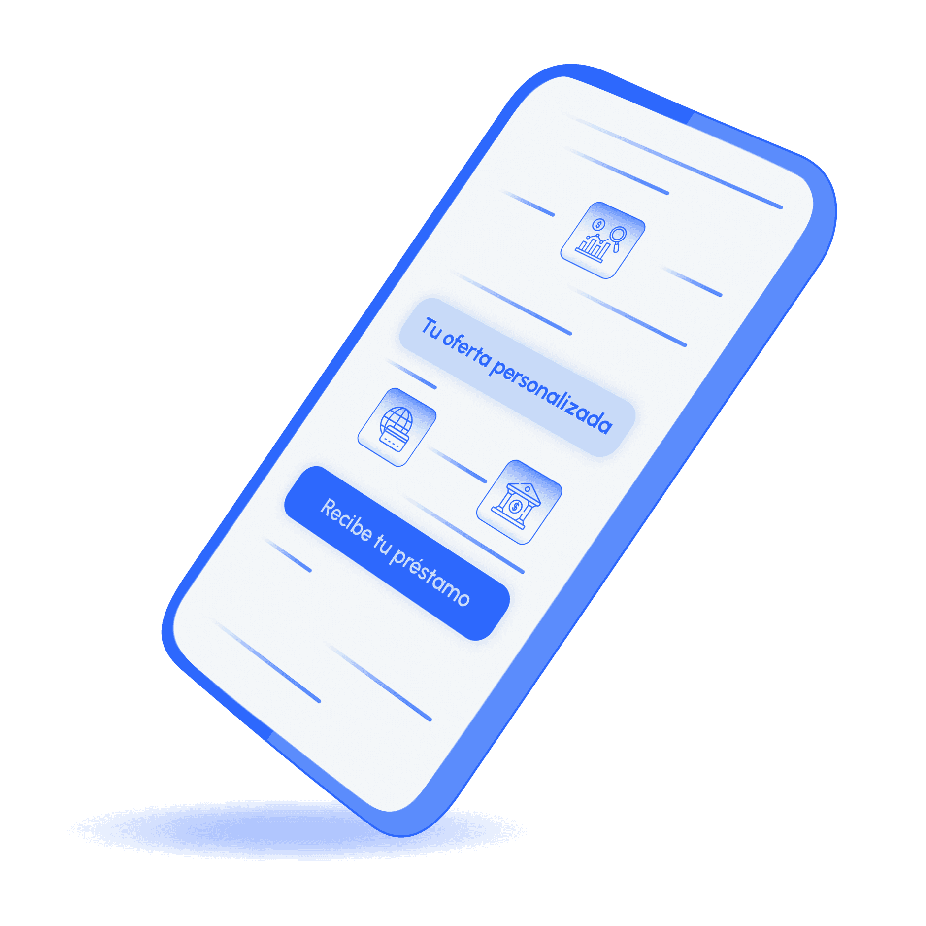 Pantalla de la app Finia mostrando tu oferta personalizada